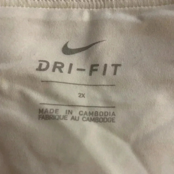 🆕Nike Yoga Luxe White High-Waisted Jacquard Capri 2X🆕 - Picture 9 of 15